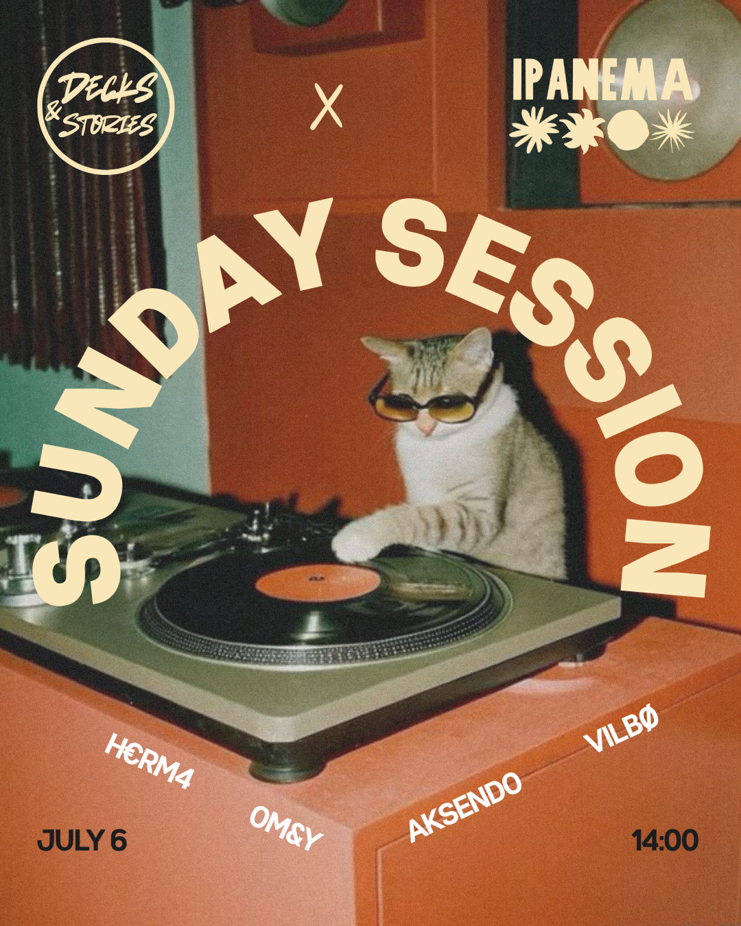 iPanema x Decks&Stories Collab Poster