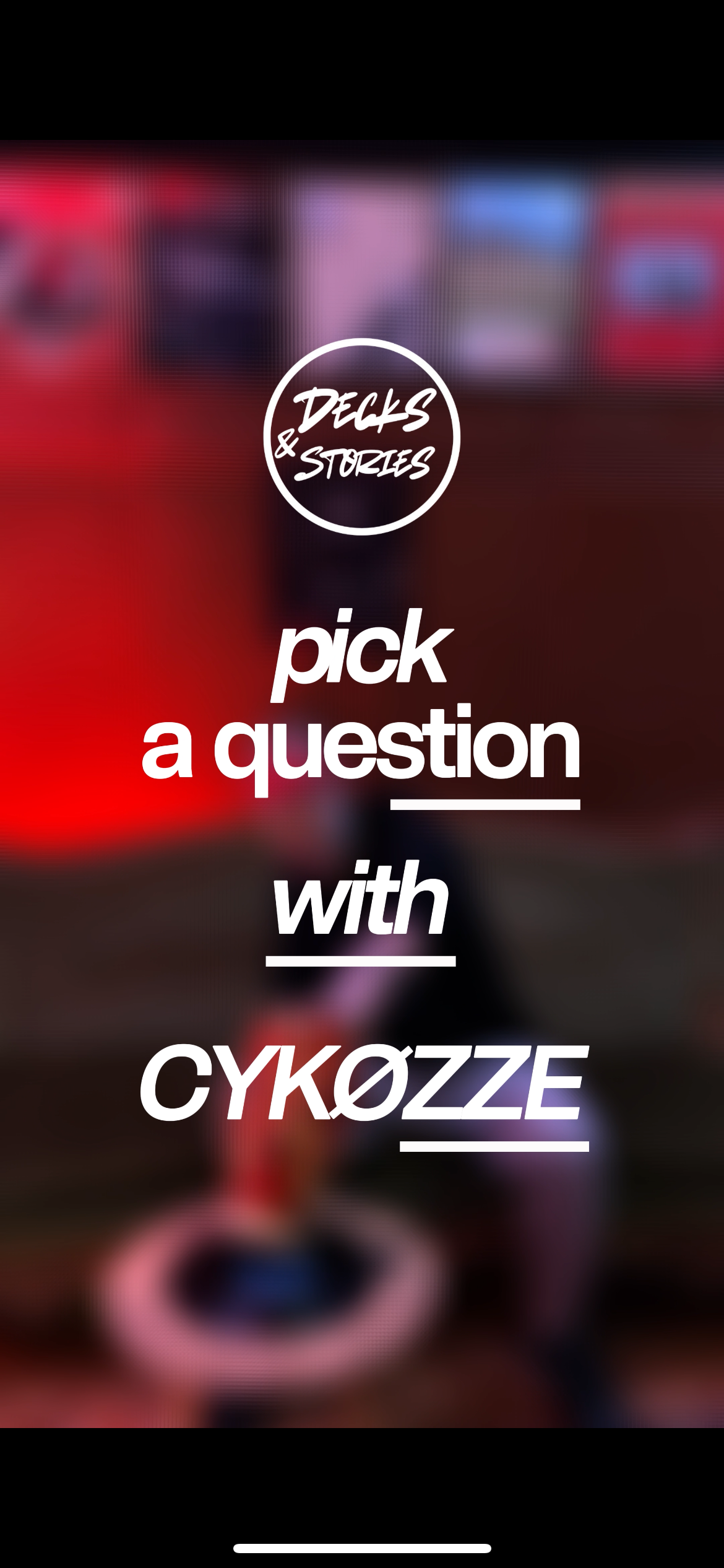 Pick a Question — cykozze